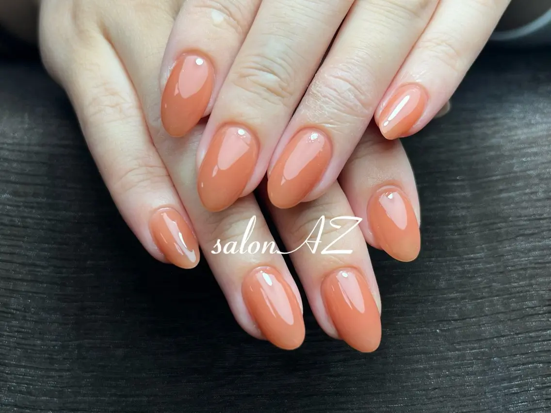 ネイル アートネイル 長さ出し フットネイル フレンチネイル ジェルネイル salon AZのネイルデザイン
