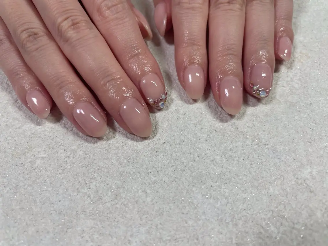 ネイル ジェルネイル 韓国ネイル メンズネイル パラジェル ストーンネイル ハンドネイル kiki nail &brow二子玉川のネイルデザイン