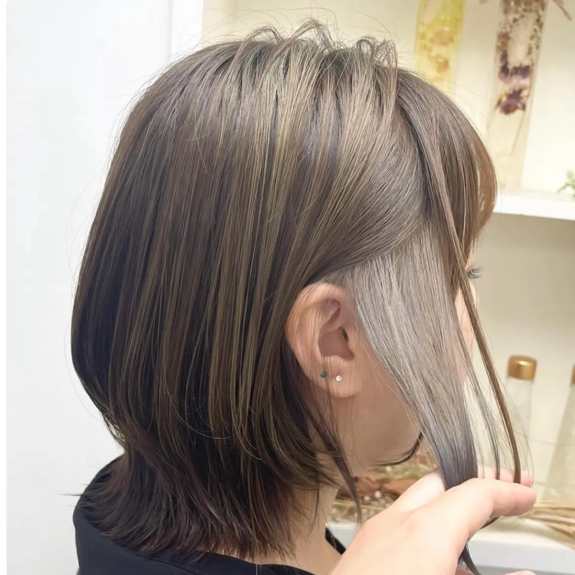 ショート カット ヘアカラー トリートメント レイヤー/ウルフ/デ ザインカラー💎藤原のヘアスタイル