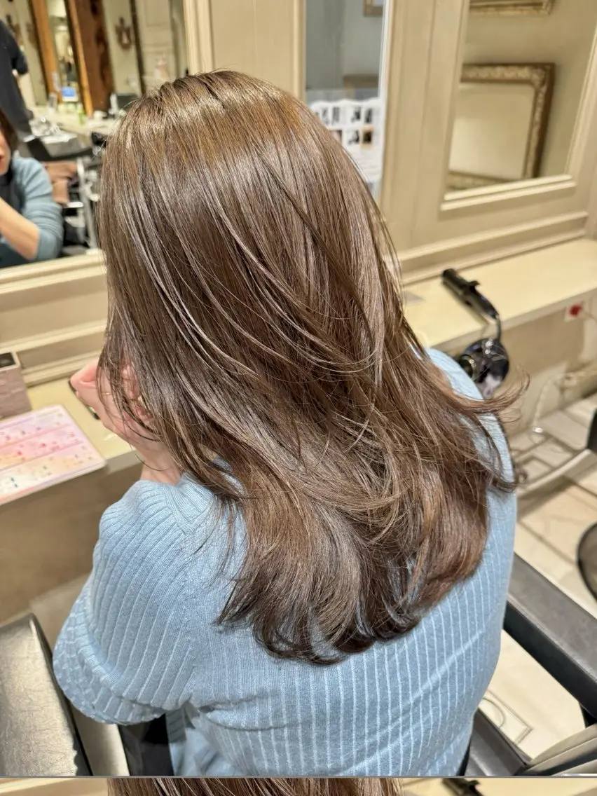 カラー 安部 龍斗のヘアスタイル