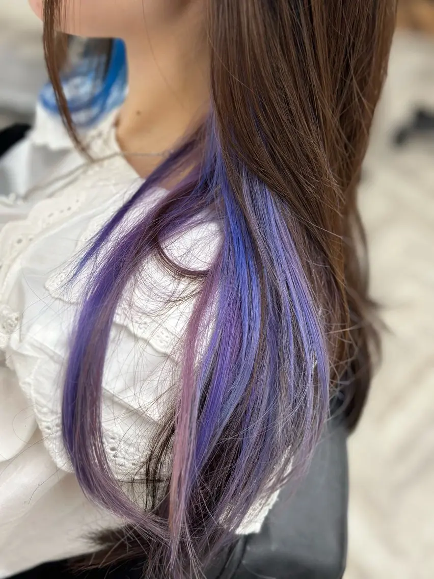 カラー ブリーチ インナーカラー 村井隆仁/上品/ 海外風/栄/矢場町のヘアスタイル