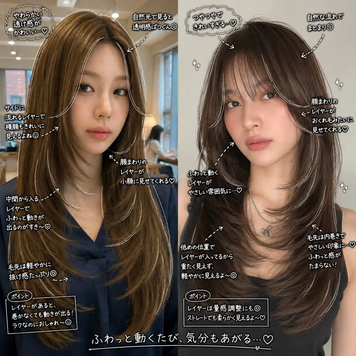ロング 縮毛矯正/レイヤー カット⭐️SHOTAのヘアスタイル