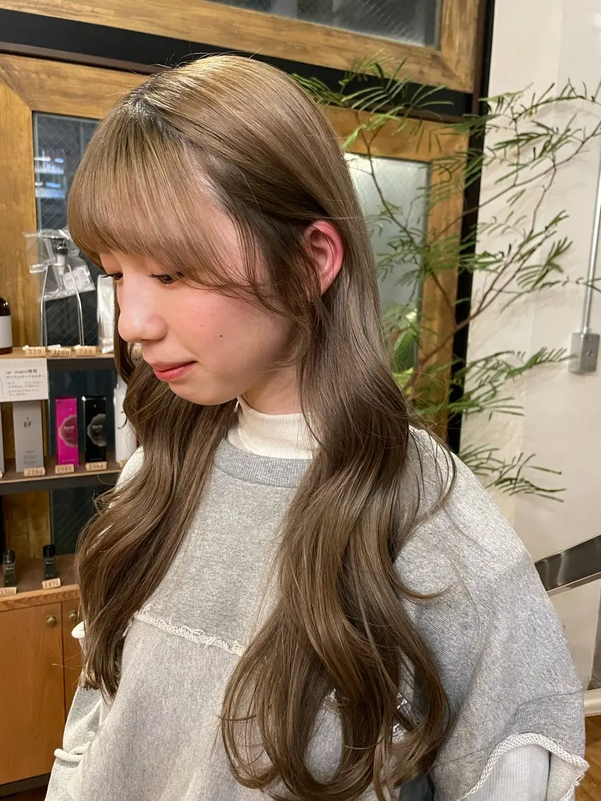 ロング レイヤーカット 似合わせカラー/ 堀江美容室/レミ🎀のヘアスタイル
