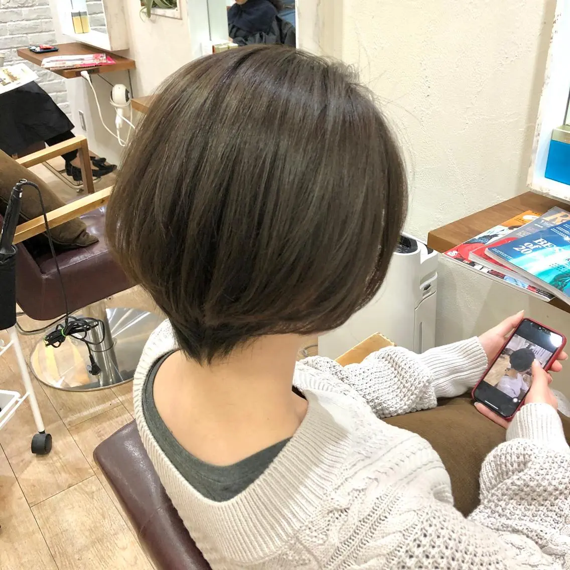 ショート ショートボブ ボブ ショートヘア カット ヘッドスパ やじま ひろこのヘアスタイル