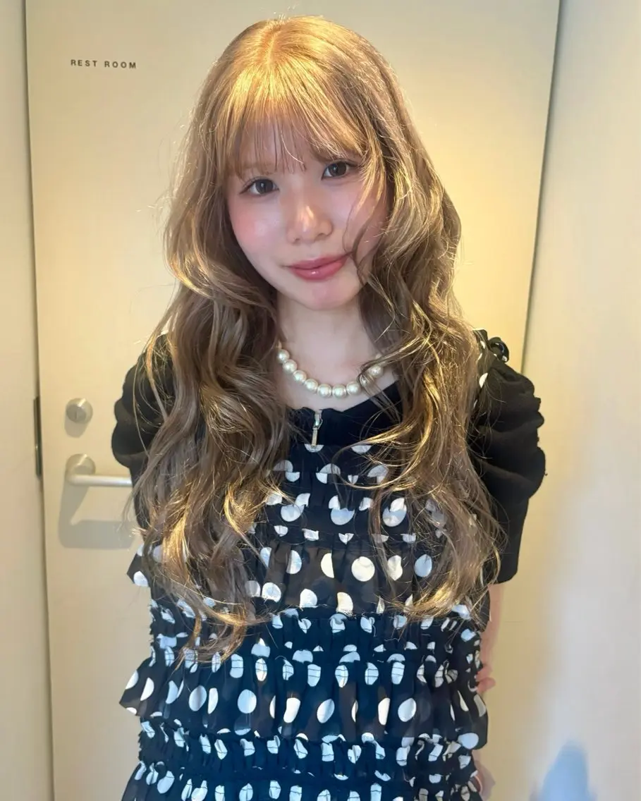 ロング カラー ヘアカラー ナナ 福岡美容室のヘアスタイル