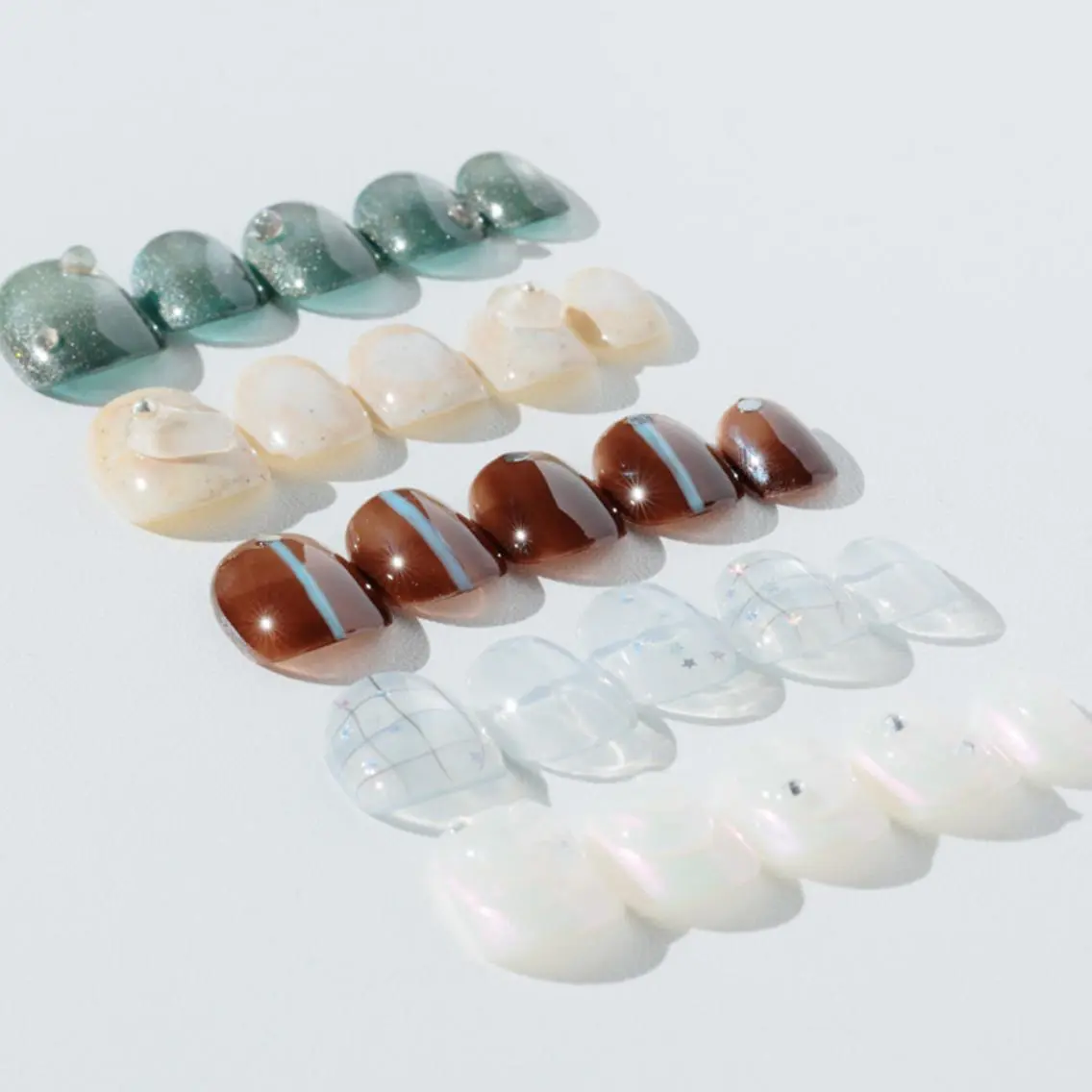【ご新規様/オープン記念6,980円/期間限定/オフあり】定額シンプルアート 5種類から選べるの写真