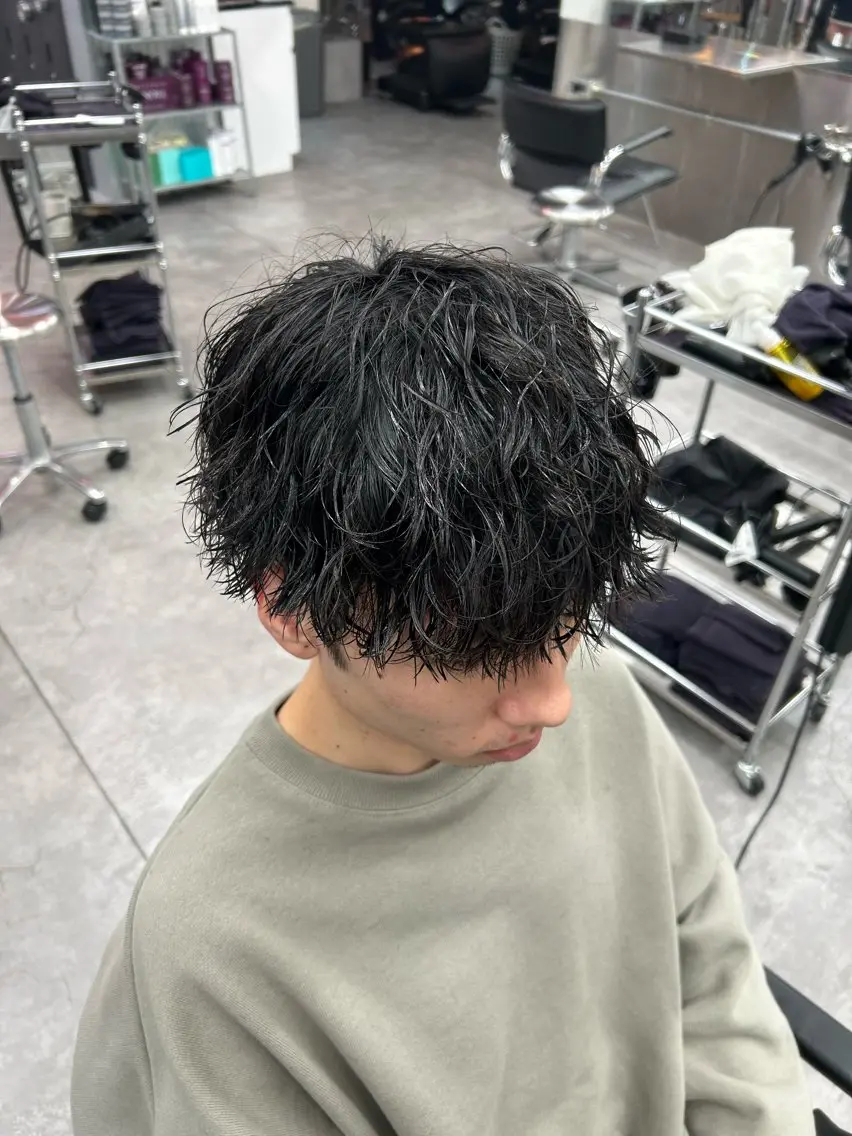パーマ メンズ カット パーマ パーマ支持率No.1 ❤️🔥安成弾のヘアスタイル
