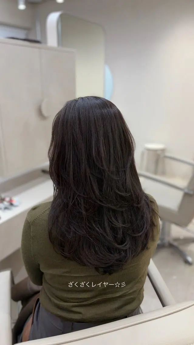 ロング レイヤーカット maya 🫧 ボブカット♡募集中のヘアスタイル