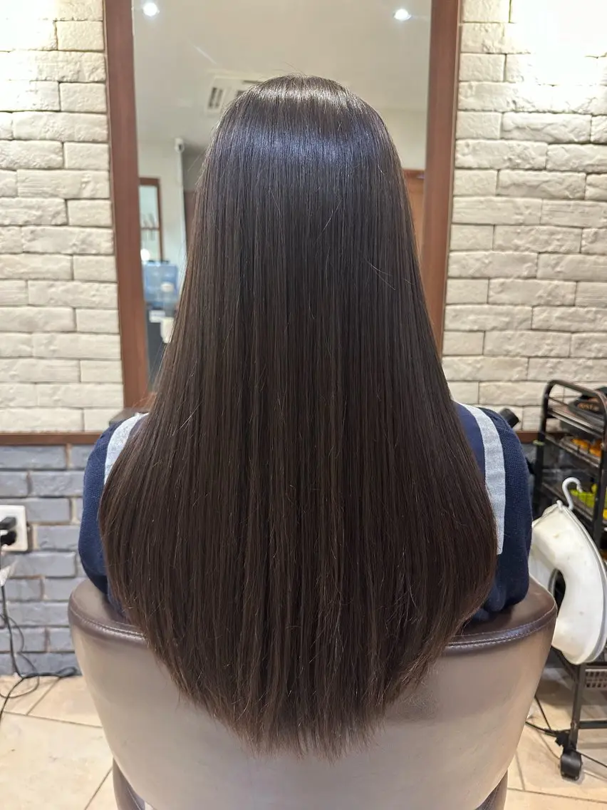 ロング カラー レイヤーカット 巻けないけど美髪 作れます丸山智久のヘアスタイル
