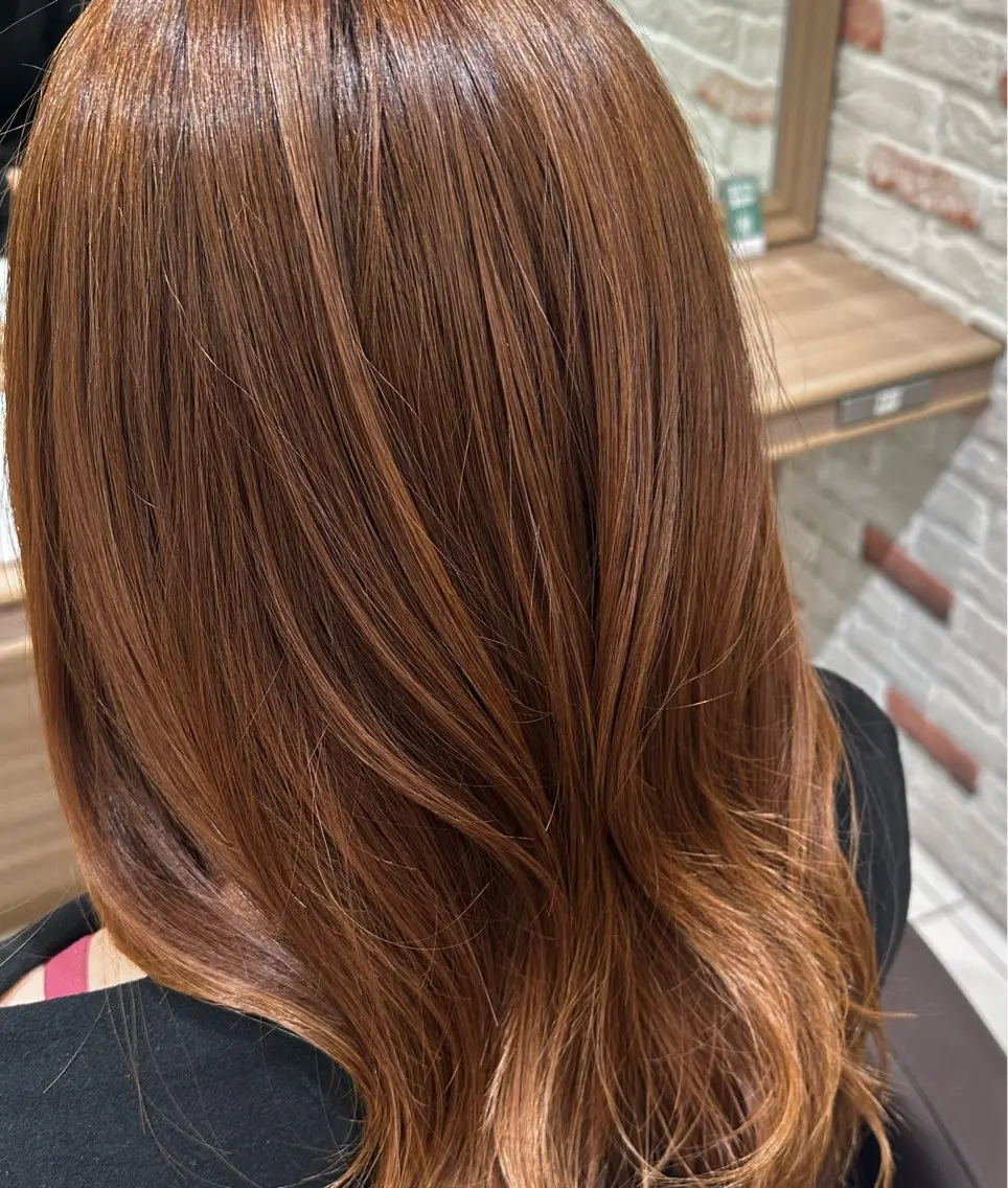 【カラーモデル募集】  💫 ブリーチなしで作る褒められワンカラー💫  ※ 平日夜限定★18時以降の写真