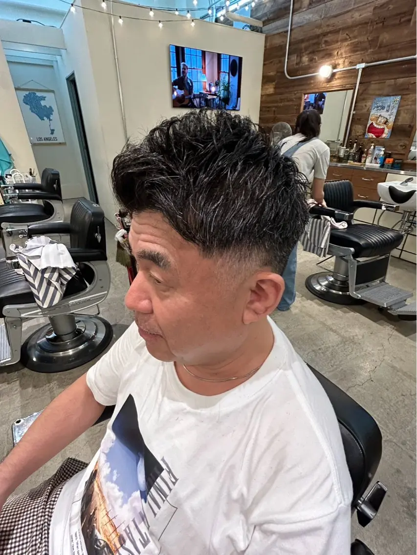 ショート メンズ 佐藤 唯のヘアスタイル