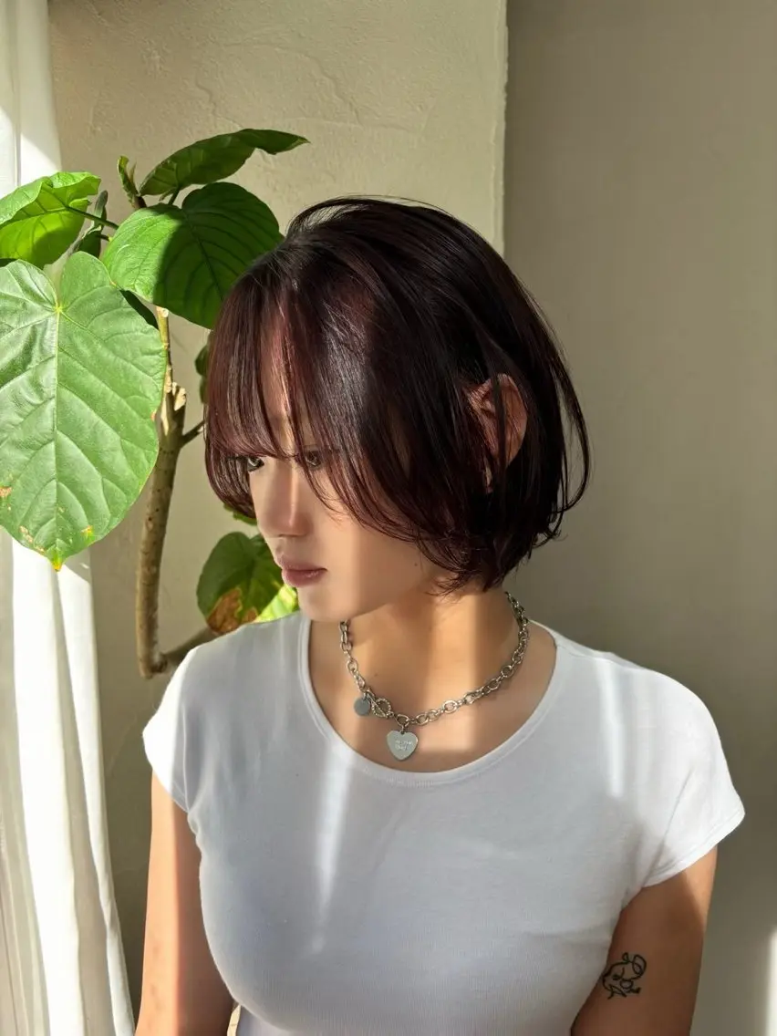 ショート カラー 津村 優明のヘアスタイル