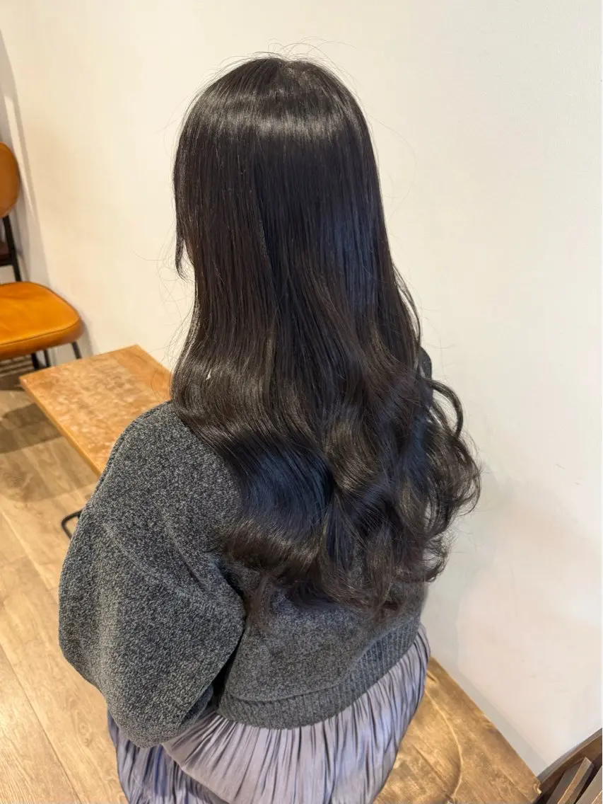 ロング カラー ヘアアレンジ ブリーチ 透明感カラー ブリーチなしカラー ヘアカラー トリートメント Himawari♡ 柔らかいカラーのヘアスタイル