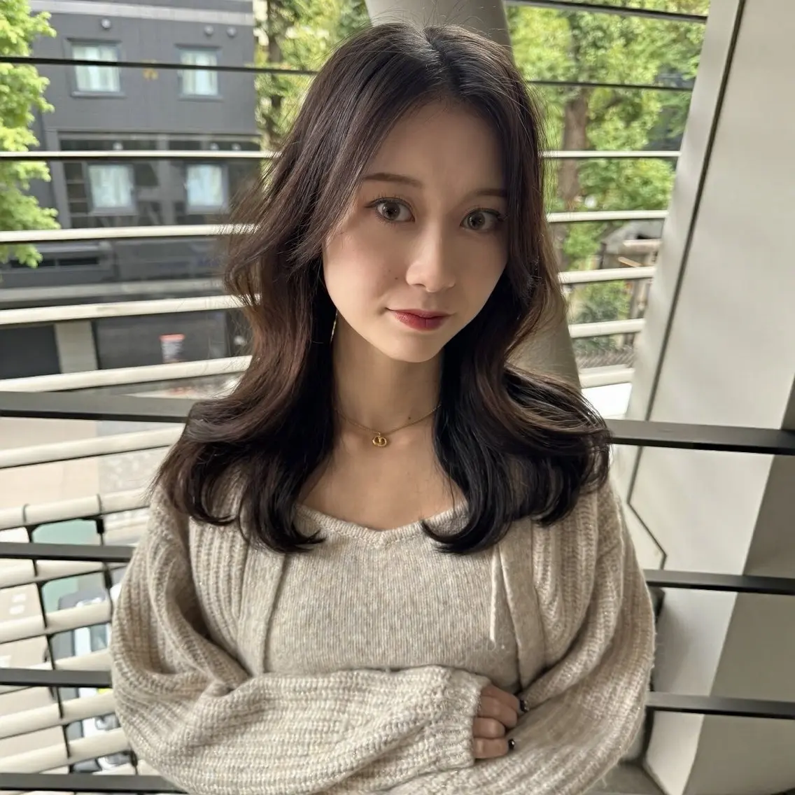 セミロング カット ヘアカラー トリートメント ヘッドスパ ヘアセット 💎内部補修ケアカラ ー/ブリーチなし清野のヘアスタイル