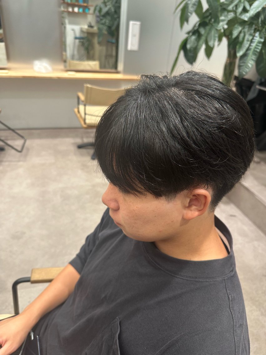 メンズ マッシュ シースルーマッシュ メンズ特化walt hayato名駅店のヘアスタイル