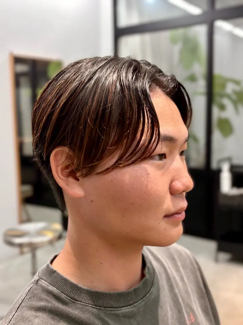 ショート メンズ there_ Issaのヘアスタイル