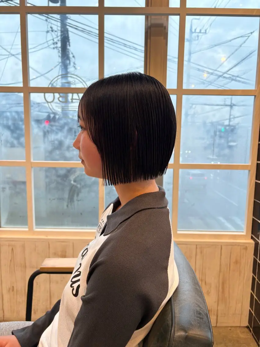 ショート ボブ カット ヘアカラー トリートメント 🍃ボブ&ショート 特化🍃髪質改善🍃のヘアスタイル
