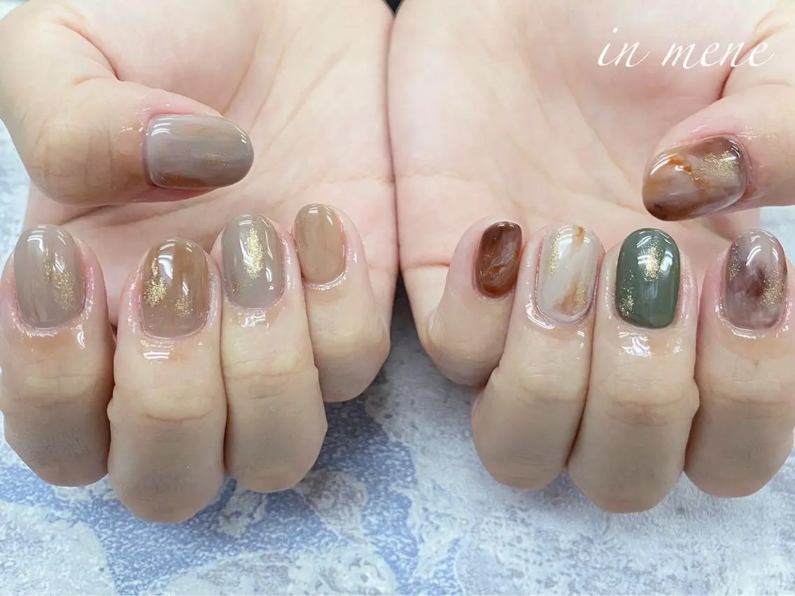 ネイル ニュアンスネイル ハンドネイル IN MENEのネイルデザイン