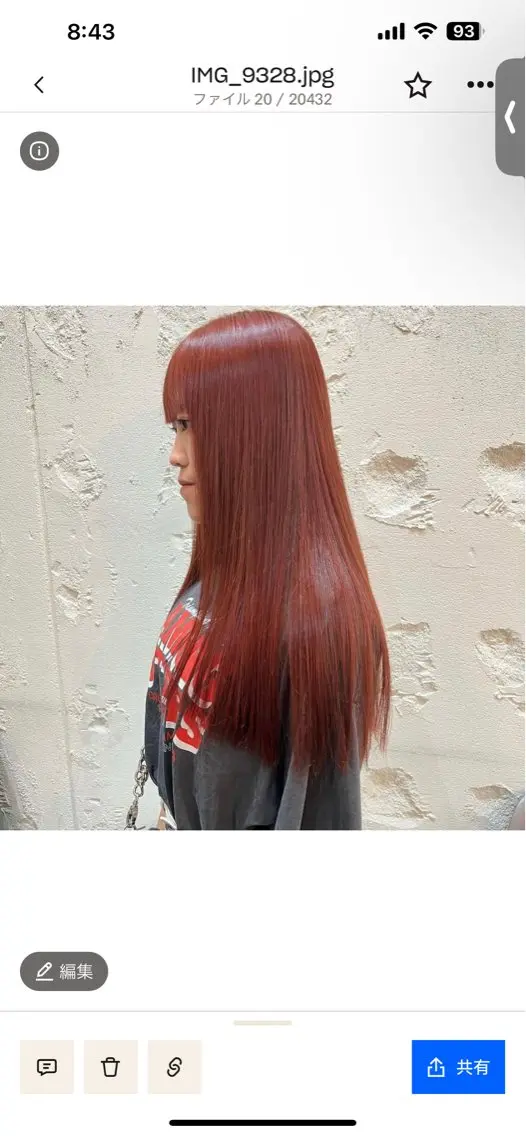 ロング カラー ナチュラル大人っぽい スタイル　MAORIのヘアスタイル