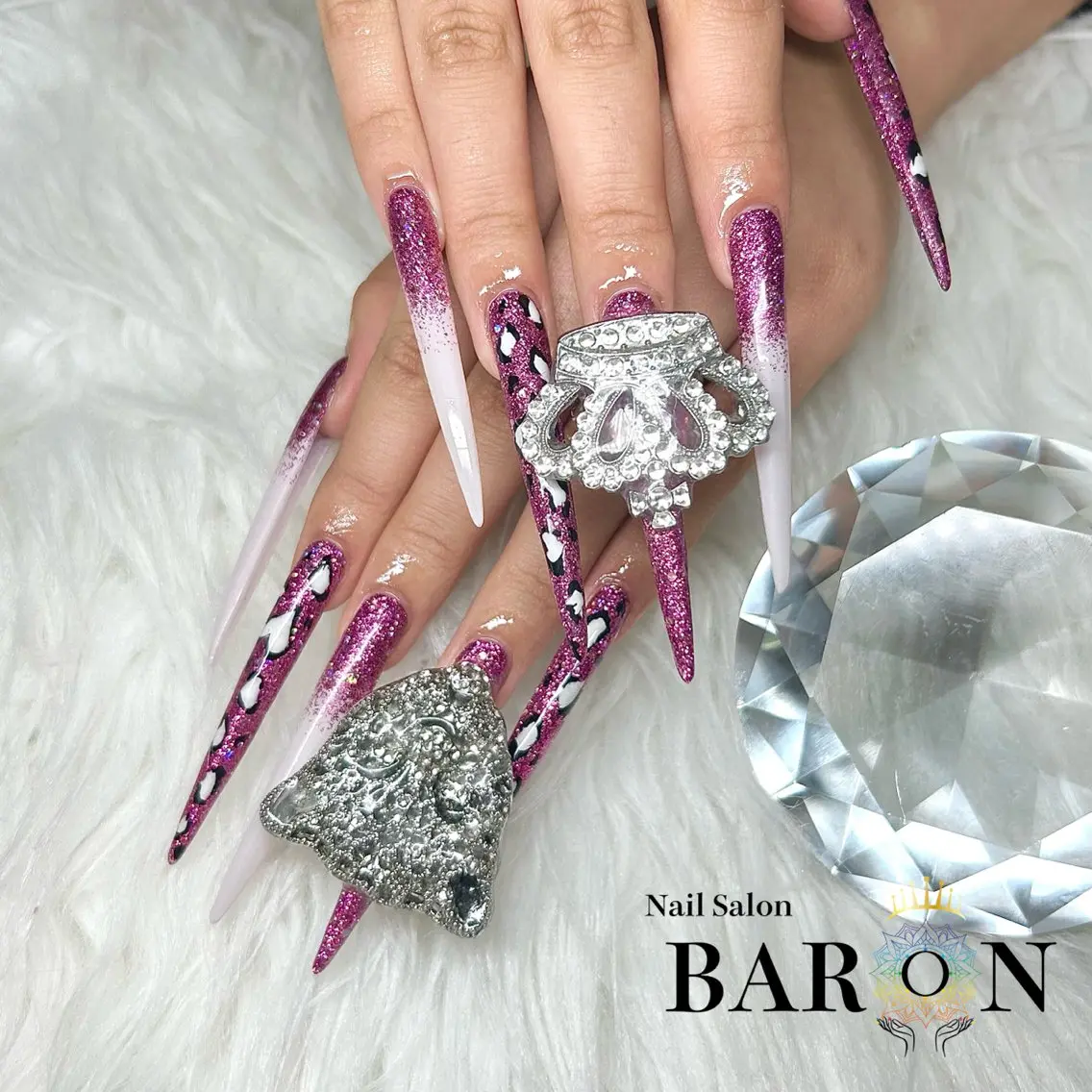 ネイル 持ち込み ♛︎BARON♛︎ SUMIRE.のネイルデザイン