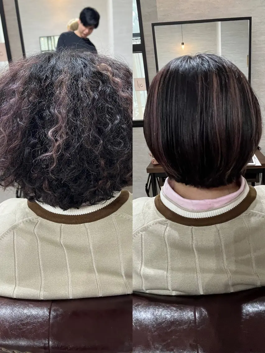 ショート カット 縮毛矯正 ✨美髪縮毛矯正× ショート/佐藤恵太のヘアスタイル