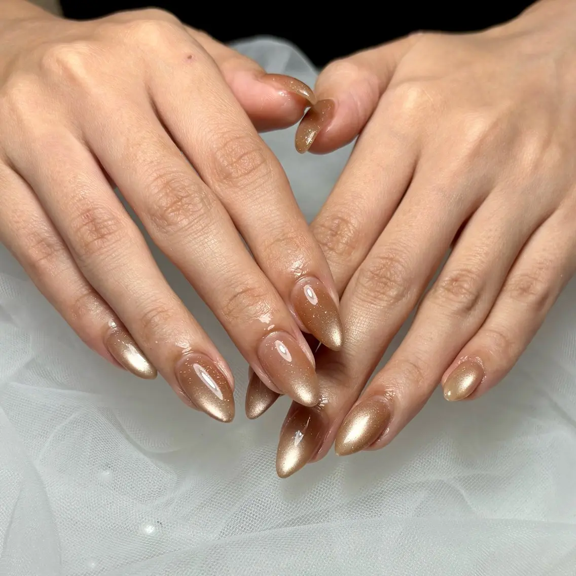 ネイル マグネットネイル ハンドネイル Cherie mu ✦.*miyoのネイルデザイン