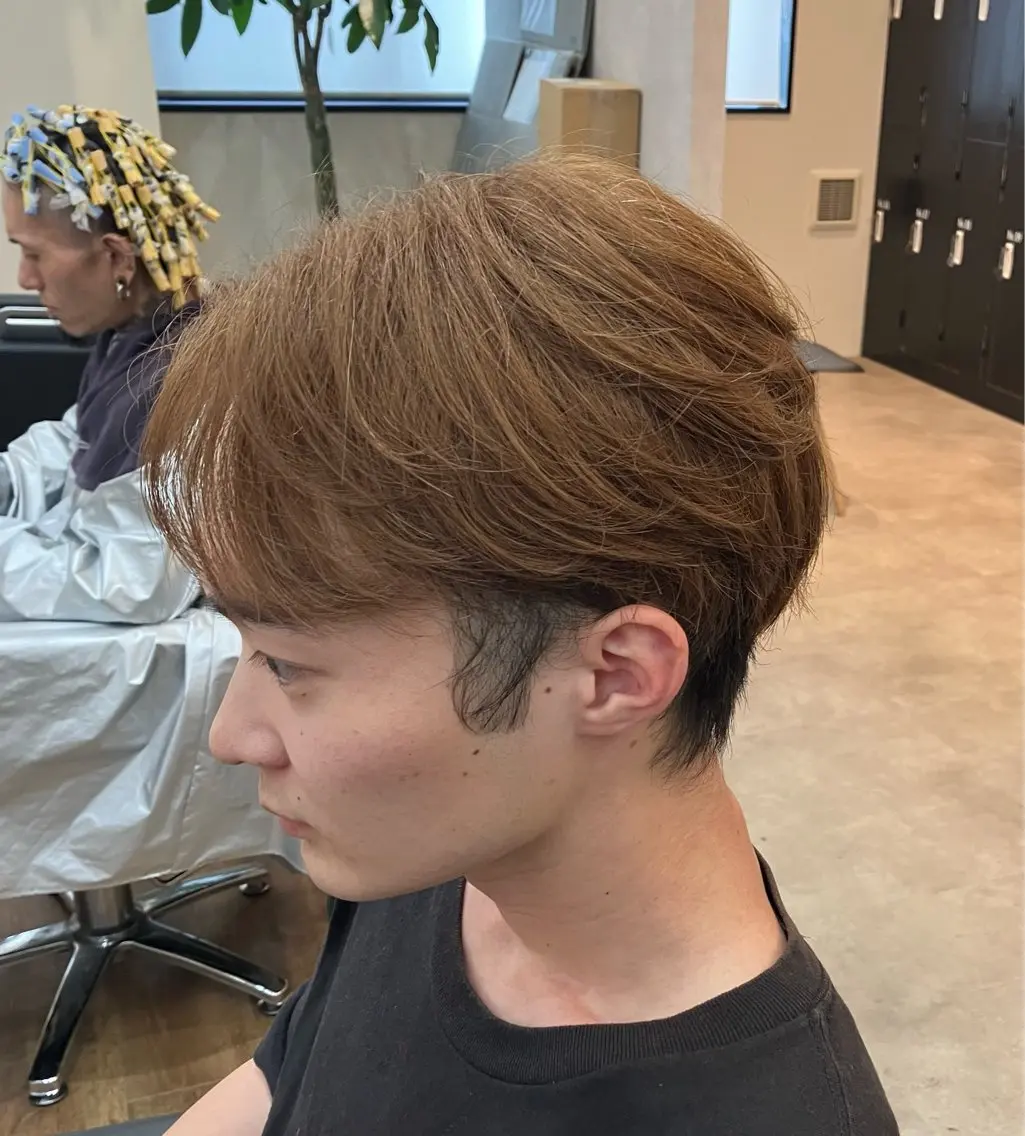 カラー メンズ メンズブリーチ ブリーチ ブリーチなしカラー BLEACHi高崎店 /湯浅泳作のヘアスタイル