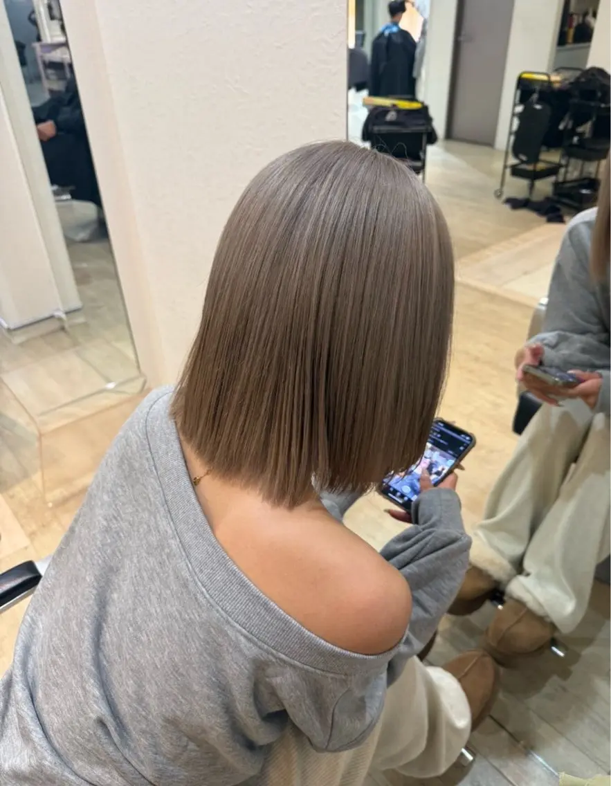 ダブルカラー➕トリートメント💜🦄✨の写真