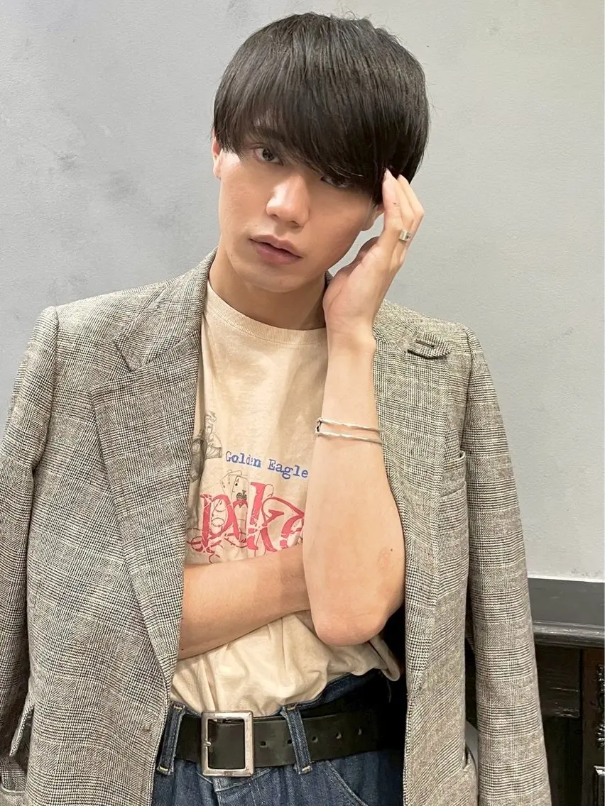 メンズ マッシュ 久保 太樹のヘアスタイル