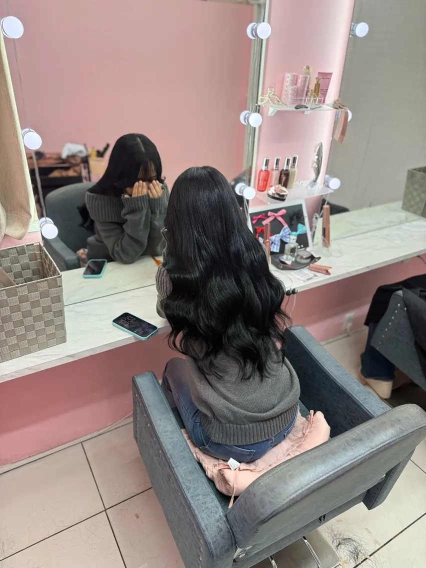 ロング シールエクステ エクステ ロング season ゆみのヘアスタイル