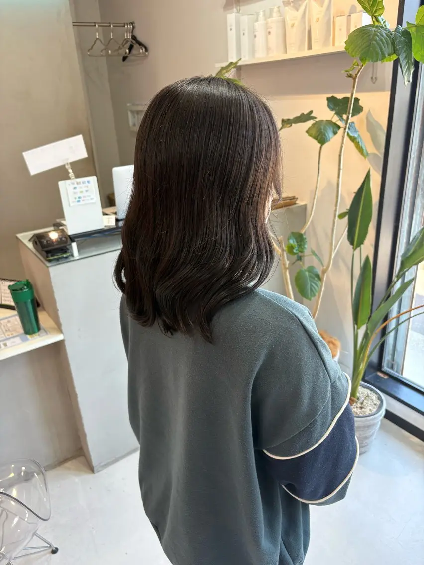 ロング カット ヘアカラー トリートメント 弓矢 叶のヘアスタイル