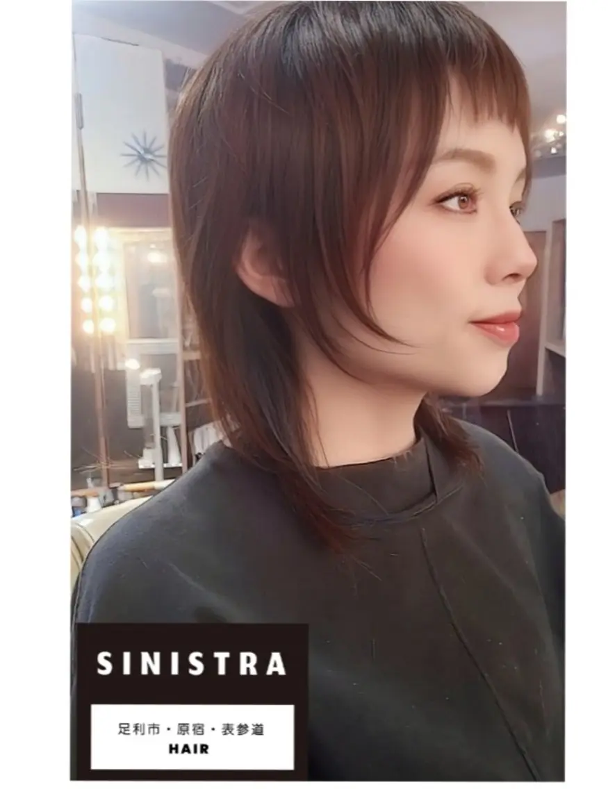ショート ヘアカラー 足利・朝9～夜10迄 シニストラ原宿表参道のヘアスタイル