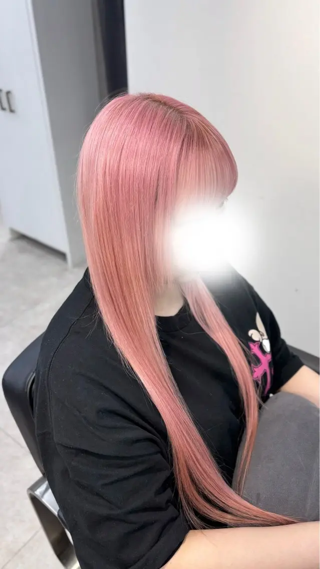 ロング カラー ハイトーンカラー トリートメント ヘアカラー トリートメント 🌙小林春月/新宿/ 美髪/ハイトーン🌙のヘアスタイル