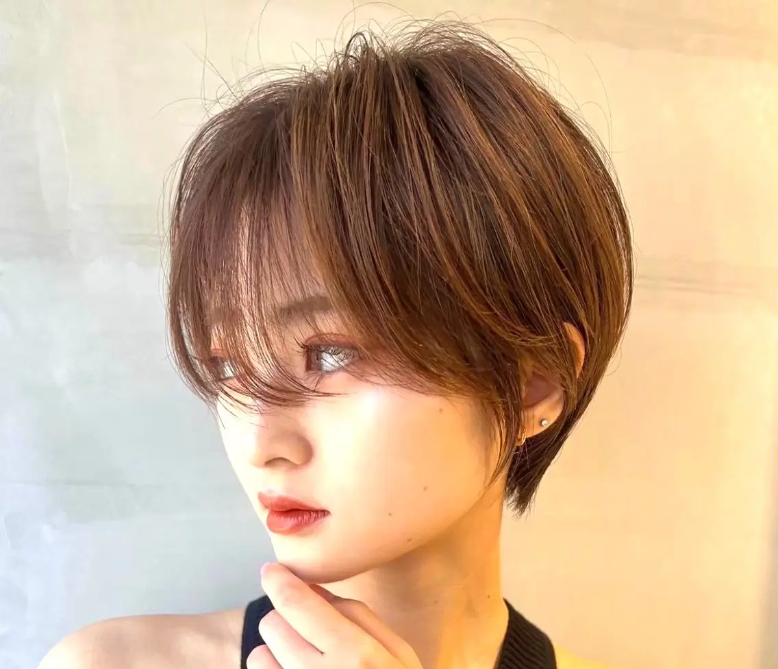 ショート ショートヘア 《髪質改善✖️レイヤ ー🩶》ナオヤのヘアスタイル