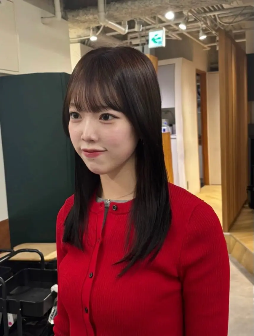 ロング カット ヘアカラー noi渋谷 MINAMIのヘアスタイル