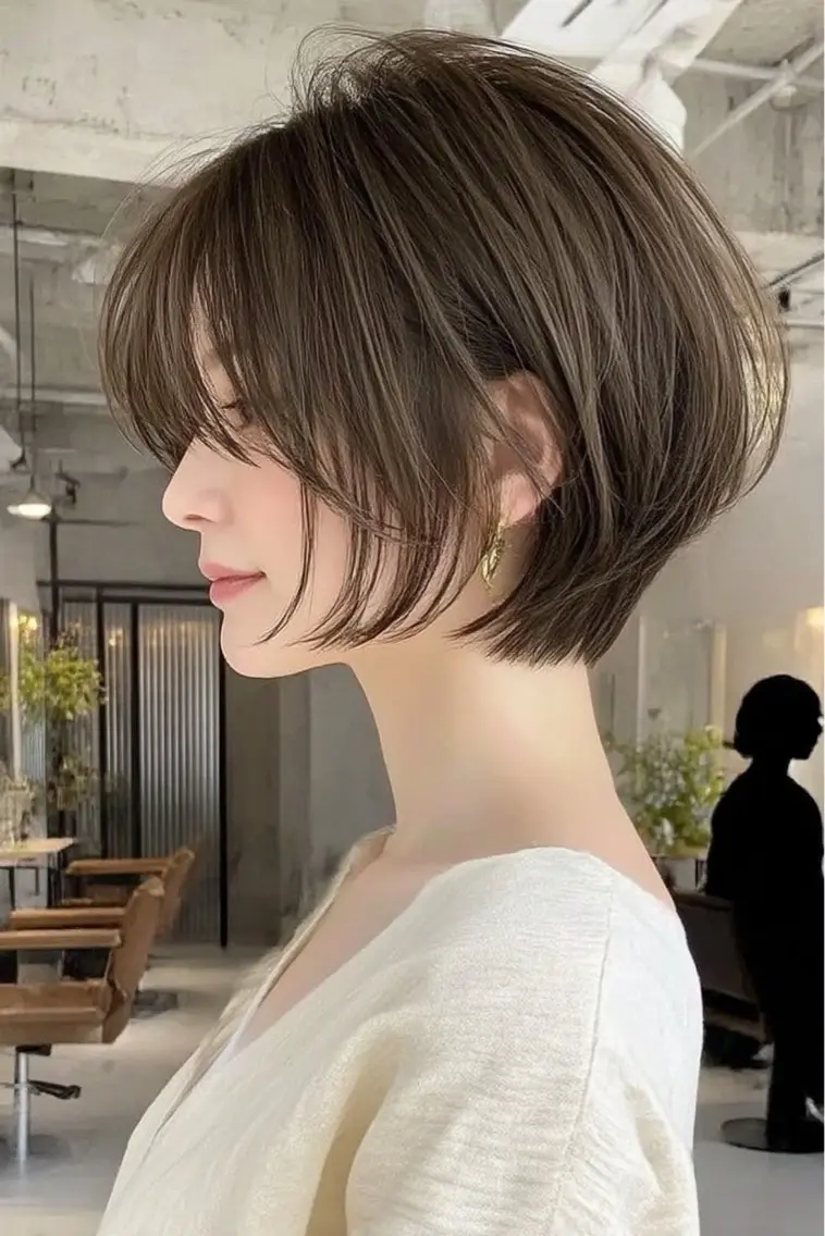 ショート ショートボブ ボブレイヤー ボブ レイヤーカット ショートヘア カットモデル募集 ryutoのヘアスタイル