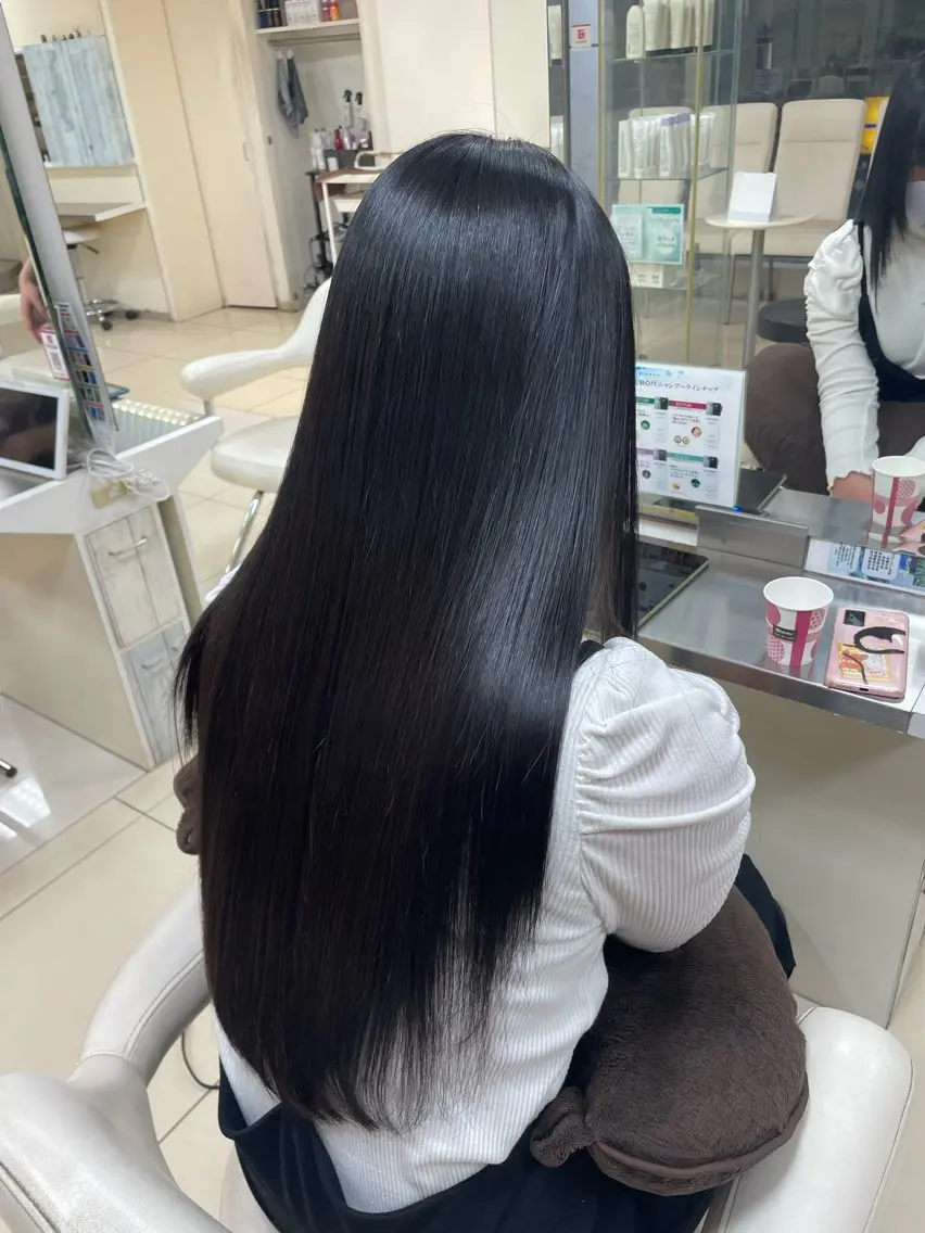ロング 髪質改善 トリートメント 。 ꒰ঌ丸岡美空໒꒱のヘアスタイル