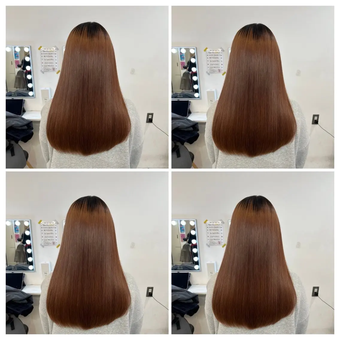 ロング カラー 髪質改善 艶髪矯正 エクステ かいり✂️のヘアスタイル