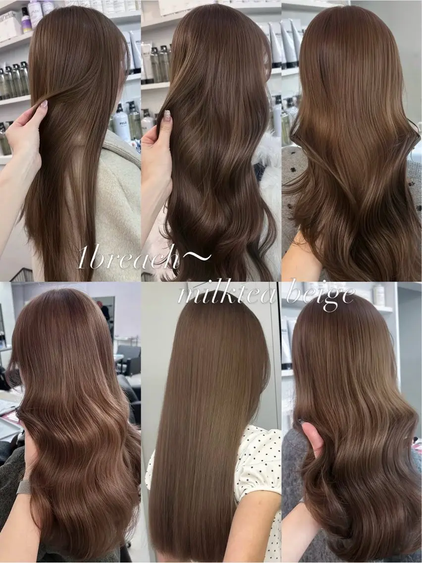 ロング カラー ベージュカラー ブリーチ ブラウンカラー 透明感カラー ダブルカラー カット ヘアカラー 💍モテる艶髪 透明感カラー💖のヘアスタイル