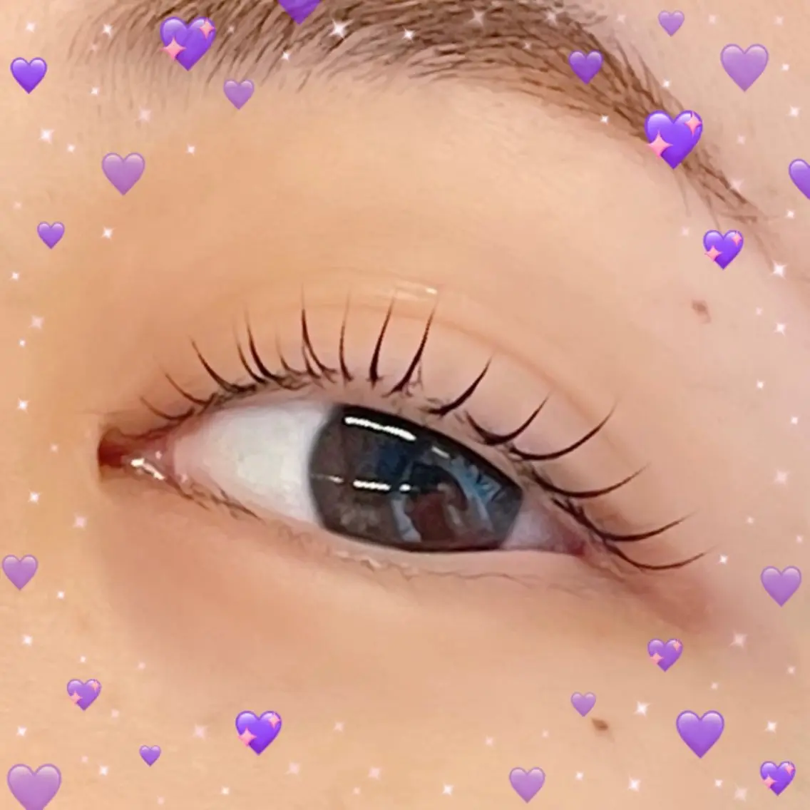 マツエク・マツパ マツパ 𝐞𝐢𝐠𝐡𝐭 Yamane🐰💜のマツエク・マツパデザイン
