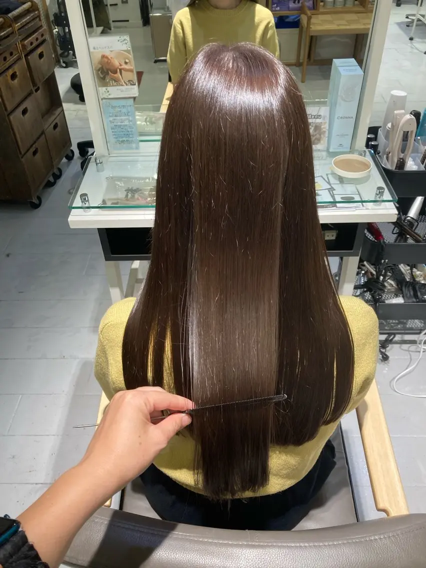SQUTE酸熱髪質改善美髪ストレート💍の写真