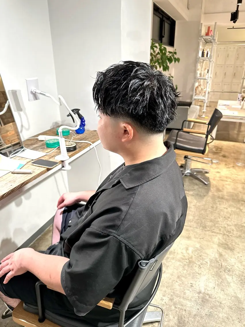 メンズ フェードカット スキンフェード スパイキーショート カット 骨格補正施術/メンズ 専門美容師/YUYAのヘアスタイル