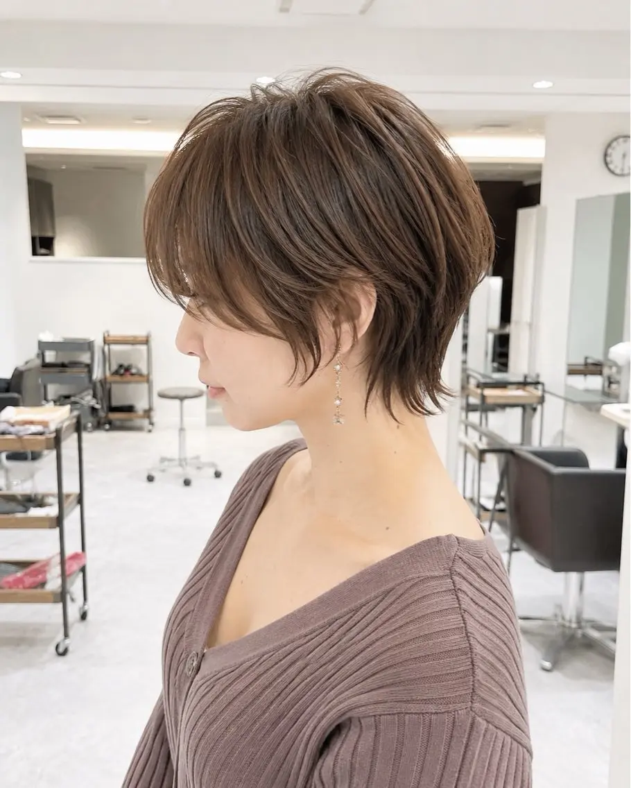 《レイヤーウルフ限定》カット➕カラー➕TOKIOトリートメント🫧シャンプー、ブロー付き🫧の写真