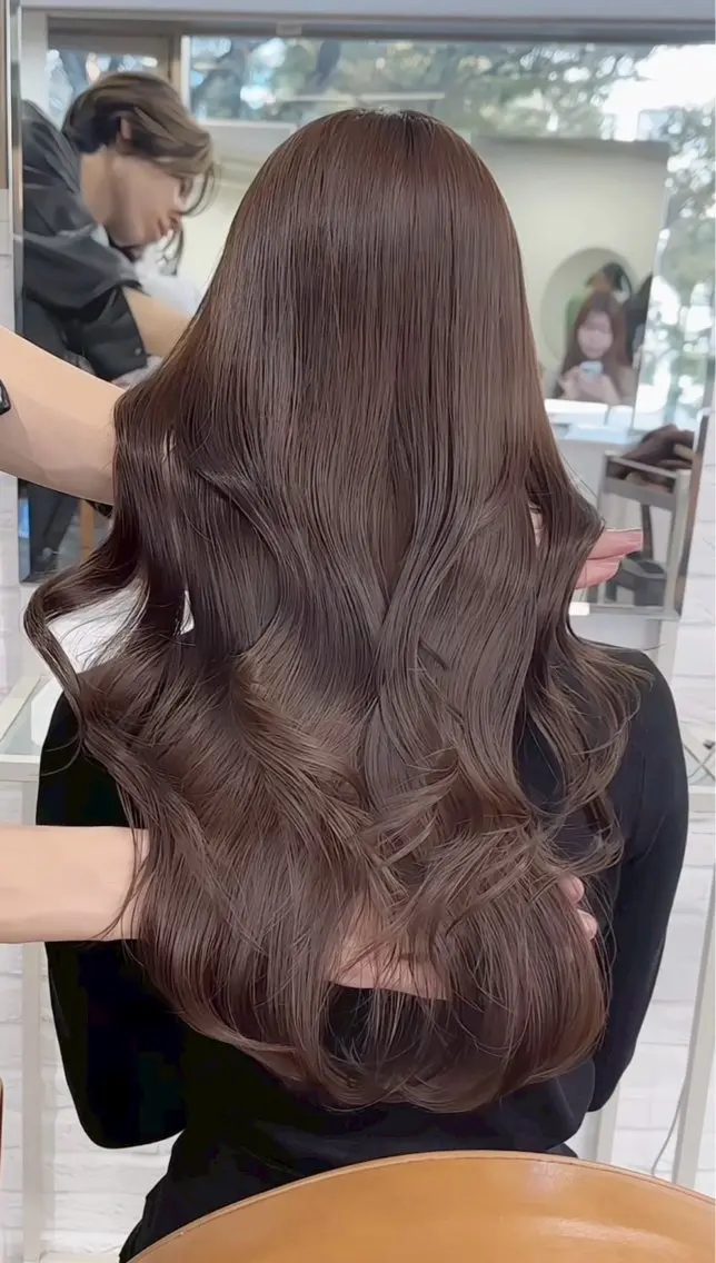 カラー Koharu カラーモデルのヘアスタイル