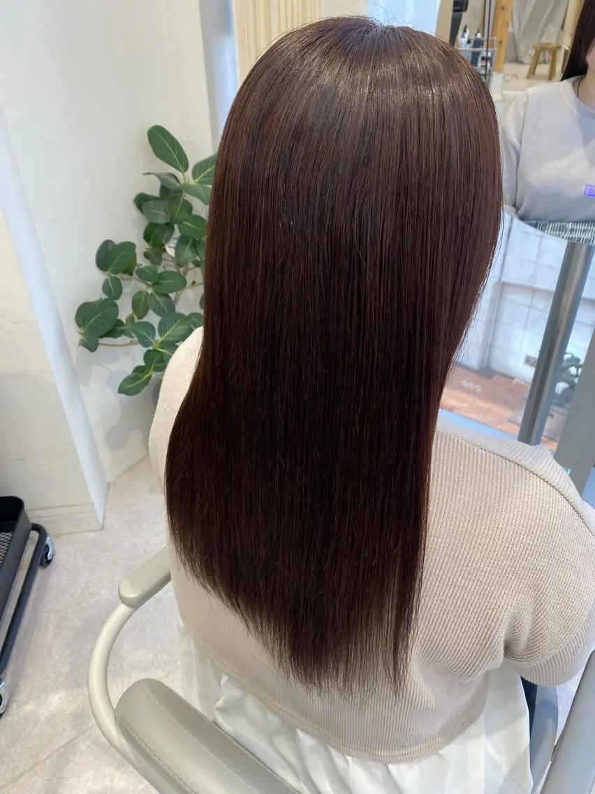 ロング カラー カット ヘアカラー 🍓暖色カラー🍓 fuminaのヘアスタイル