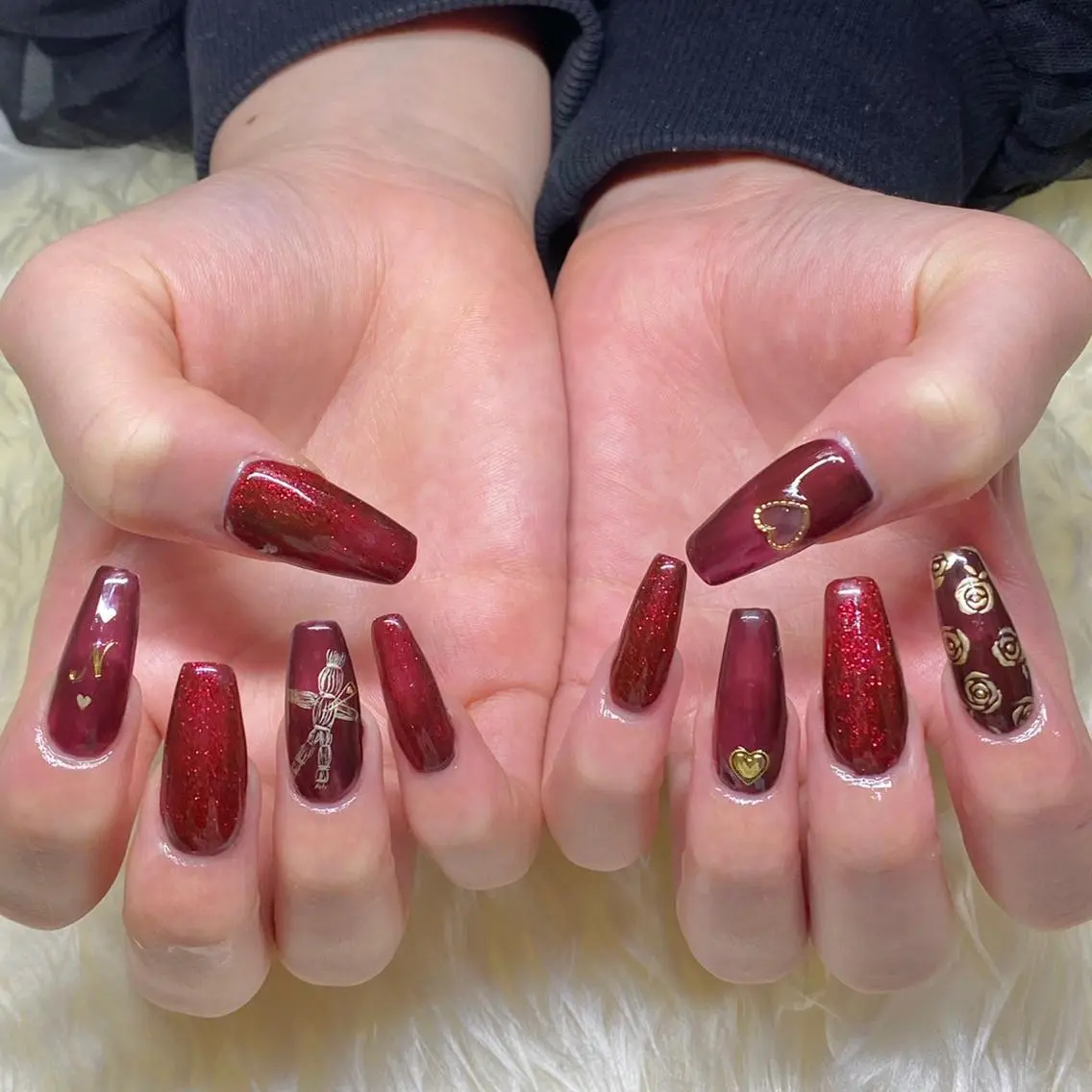 ネイル アートネイル 持ち込み ハンドネイル Nail&eye Belire 新宿のネイルデザイン