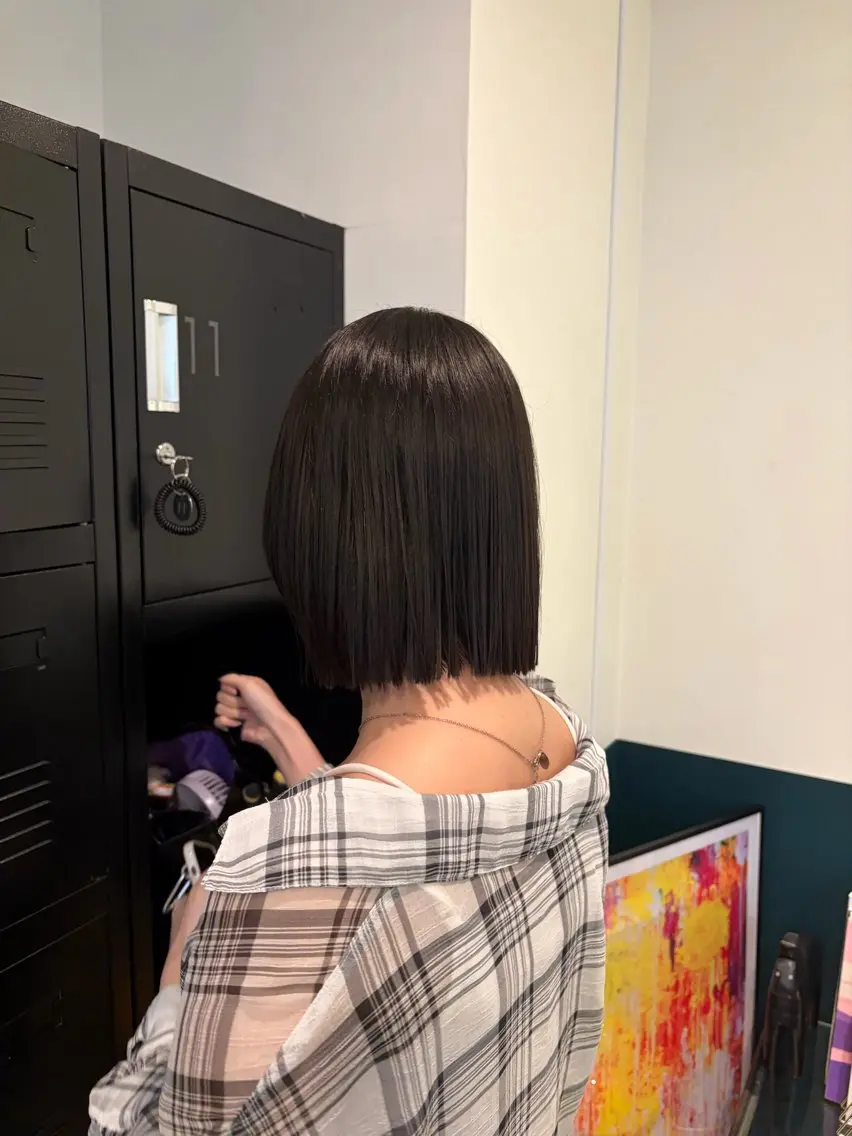 ショート 切りっぱなしボブ ボブ hair brace 智之のヘアスタイル