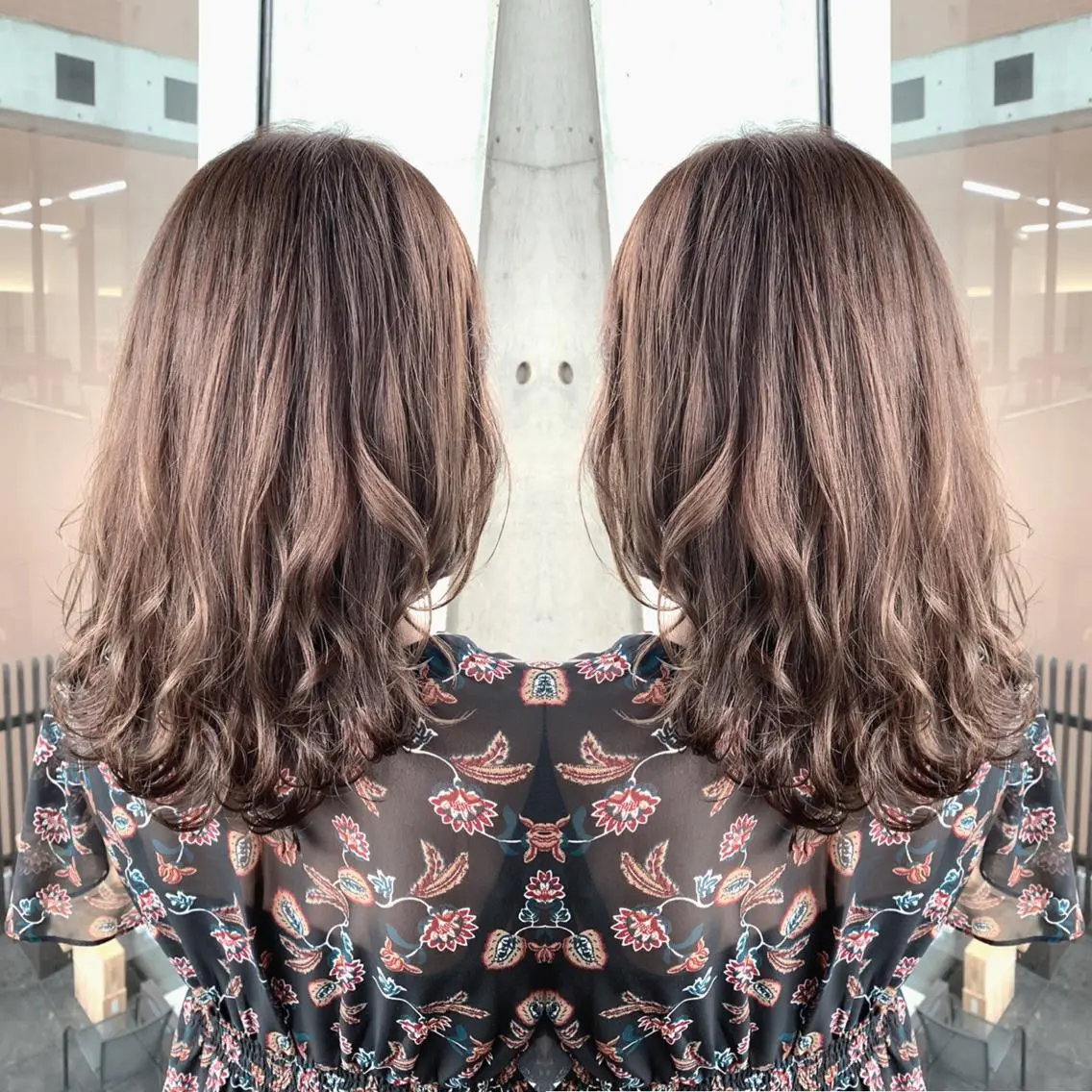 セミロング Merci メルシー 福岡、今泉のヘアスタイル
