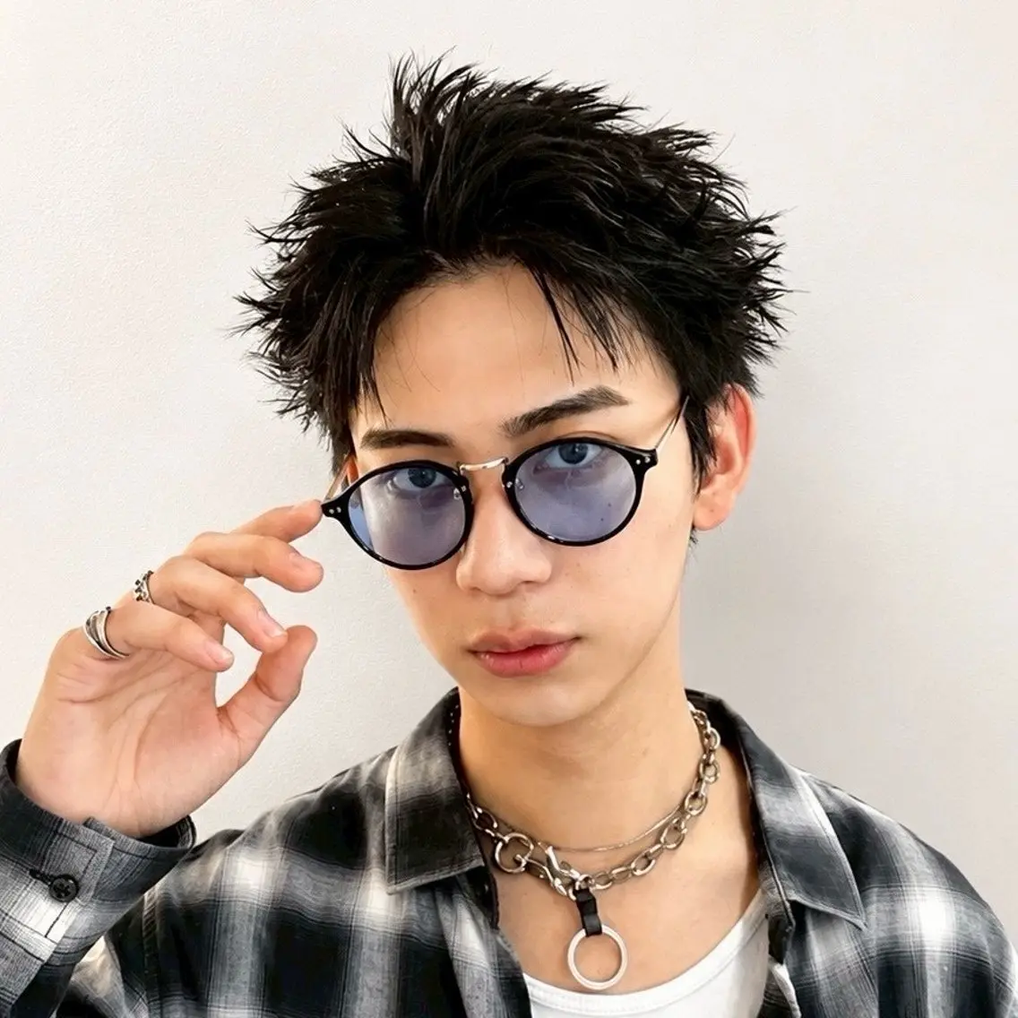 ショート メンズ カット ヘアカラー パーマ 縮毛矯正 トリートメント ヘアセット 横浜/メンズ特化/ Farbe/田中颯斗のヘアスタイル