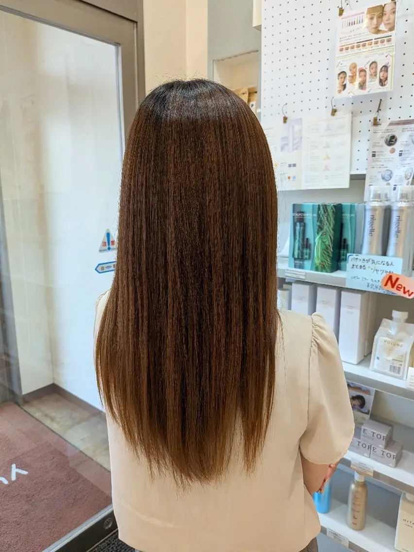ロング 髪質改善 トリートメント 深田 和瑛のヘアスタイル